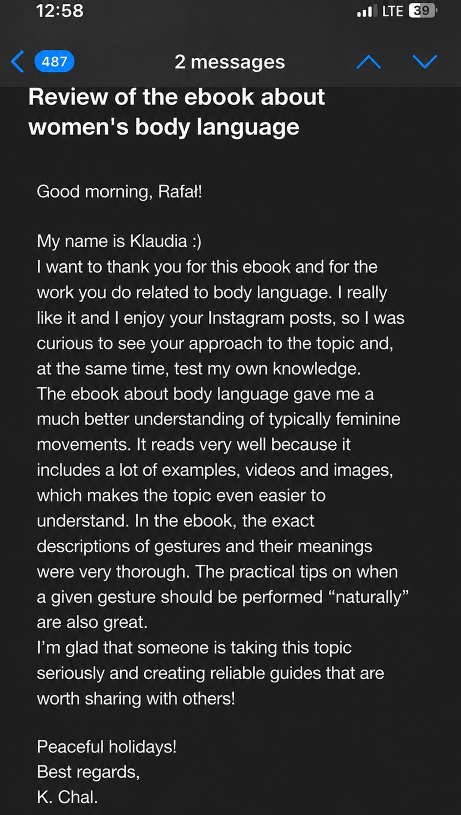Reader review